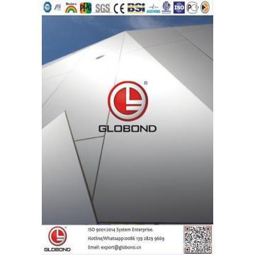 Globond Plus PVDF panneau composite en aluminium (PF141)